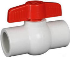 Hayward QVC series compact white PVC ball valve