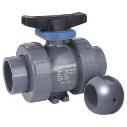 TBH-Z series PVC true union ball valve socket and threaded connections
