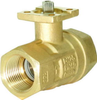brass actuator ready 2-piece ball valve