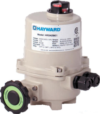 Hayward industrial valve actuator