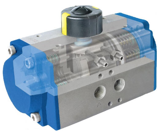 pneumatic valve actuator design