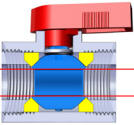 standard port ball valve